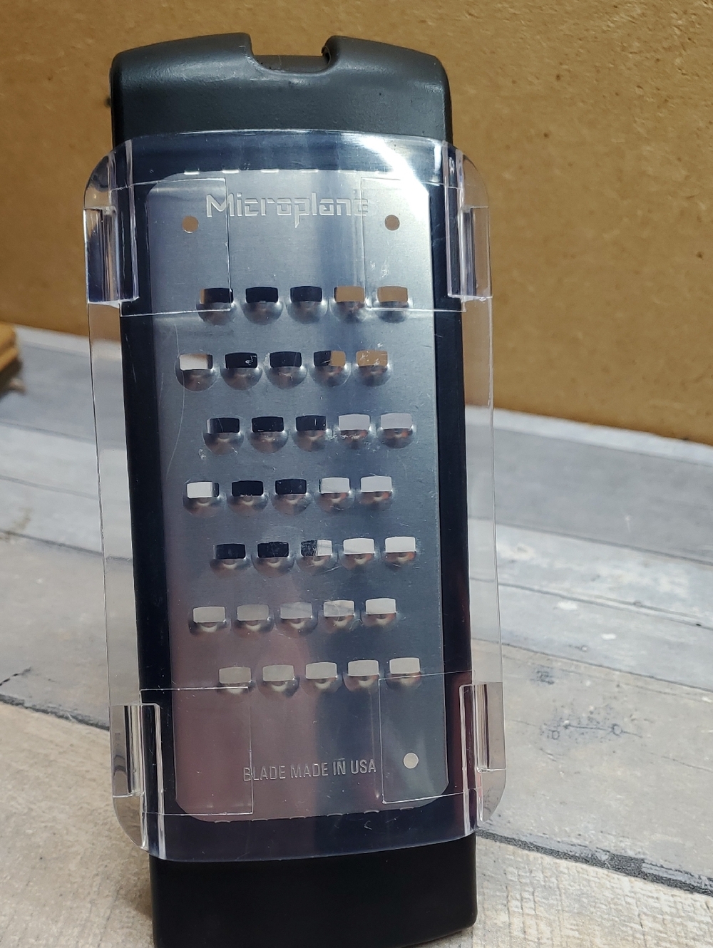 Pampered Chef Microplane Adjustable Grater with Protective Cover